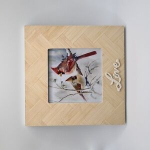 Love‎ Birds on a Limb Framed Art Print